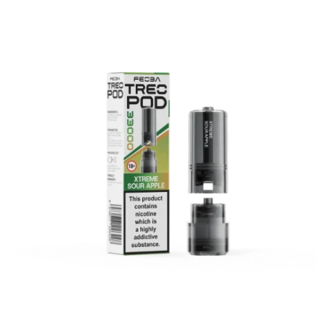 Feoba Treo 33K Refill Pods Xtreme Sour Apple
