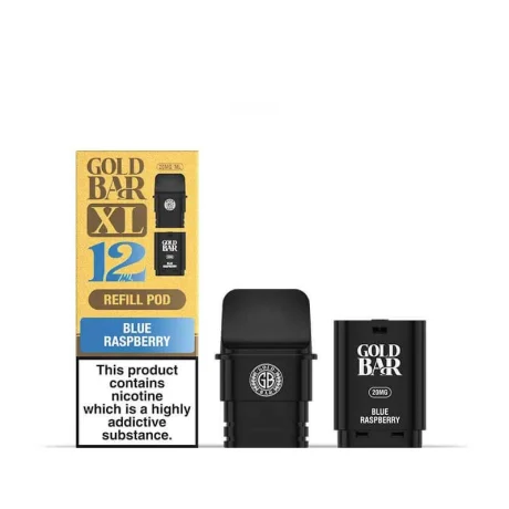 Gold Bar XL Refill Pods Blue Raspberry