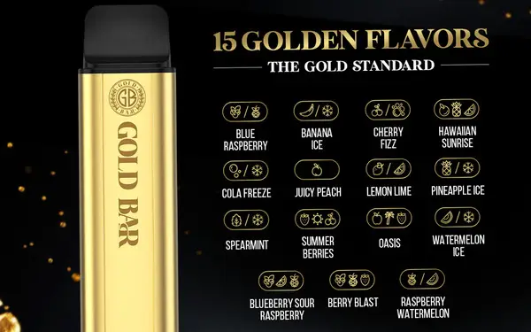 Gold Bar XL Refill Pods Flavours