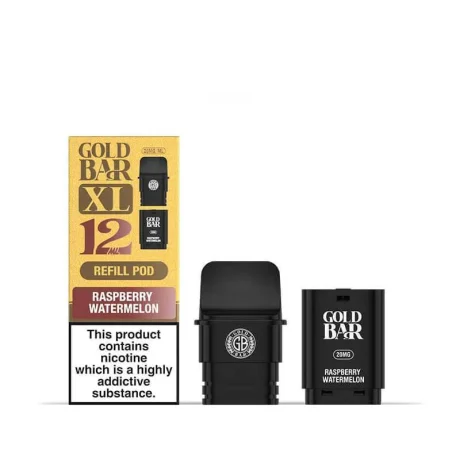 Gold Bar XL Refill Pods Raspberry Watermelon