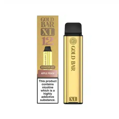Gold Bar XL Vape Kit Apple Peach