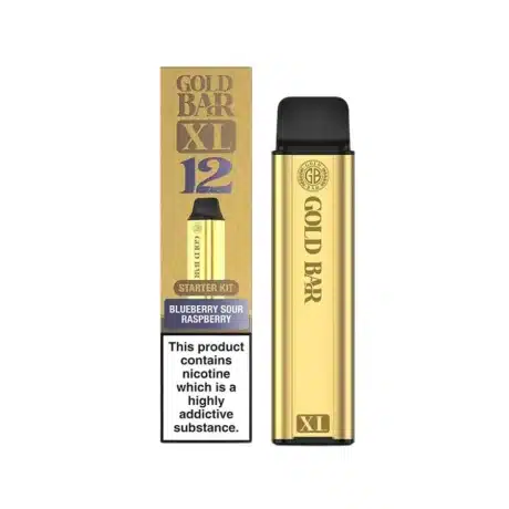Gold Bar XL Vape Kit Blueberry Sour Raspberry