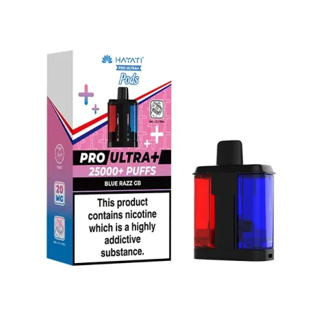 Hayati Pro Ultra Plus 25K Refill Pods Blue Razz GB