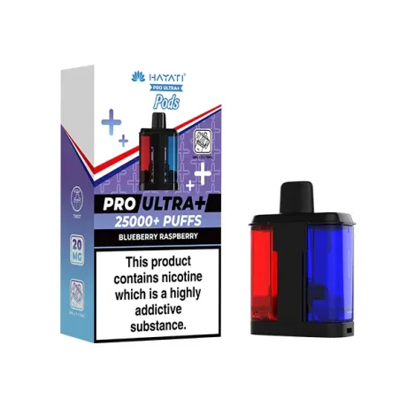Hayati Pro Ultra Plus 25K Refill Pods Blueberry Raspberry