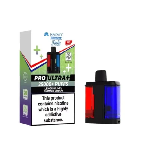 Hayati Pro Ultra Plus 25K Refill Pods Lemon & Lime Summer Dream