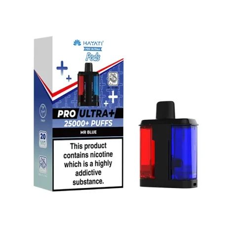 Hayati Pro Ultra Plus 25K Refill Pods Mr Blue