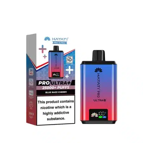 Hayati Pro Ultra Plus 25K Vape Kit Blue Razz Cherry