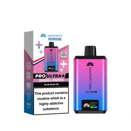 Hayati Pro Ultra Plus 25K Vape Kit Blue Razz GB