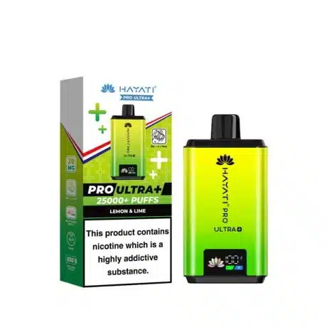 Hayati Pro Ultra Plus 25K Vape Kit Lemon Lime