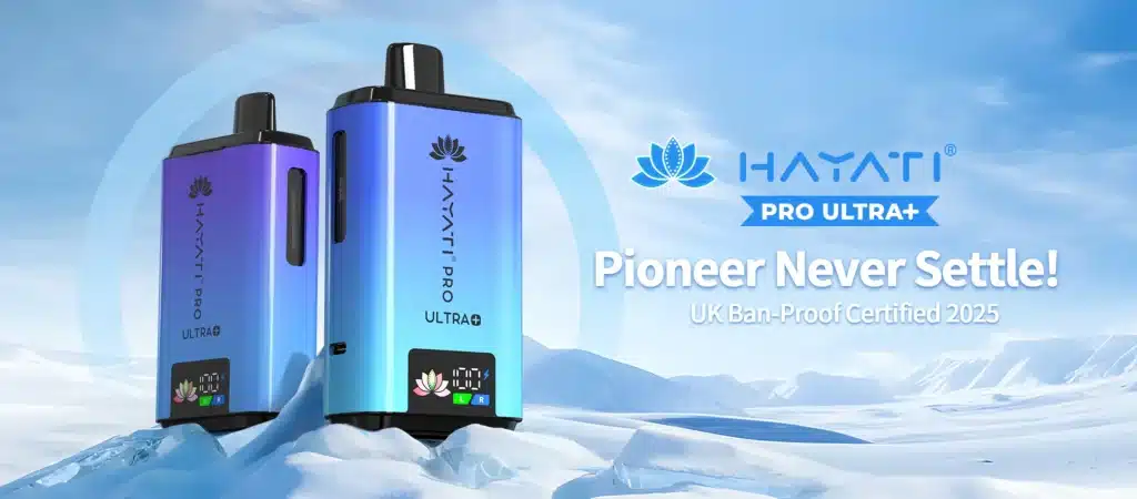 Hayati Pro Ultra Plus 25K Vape Kit Promo Image