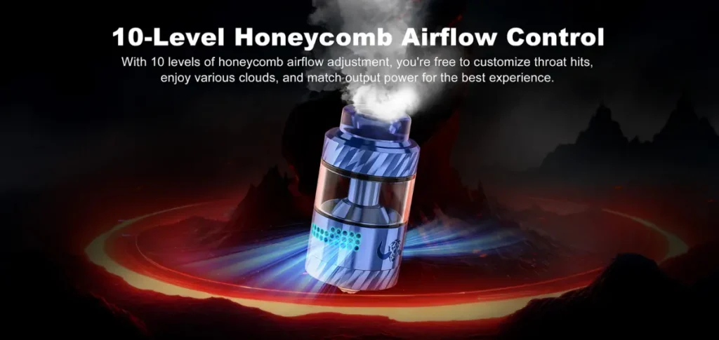 Hellvape Hellbeast RTA 10 Level Honeycomb Airflow