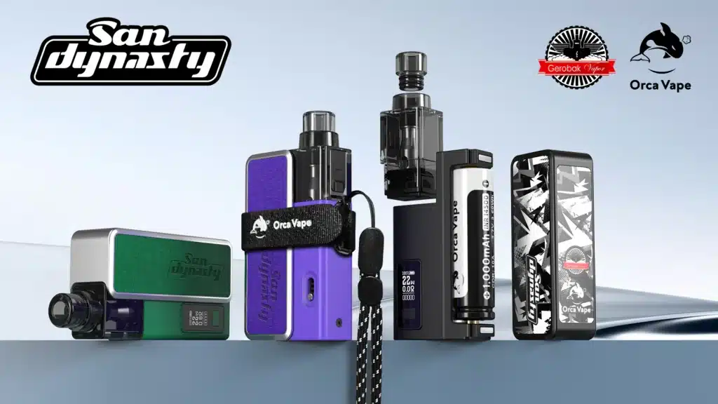 San Dynasty Pod Kit By Orca Vape Promo Image
