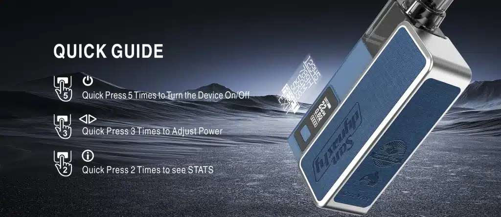 San Dynasty Pod Kit By Orca Vape Quick Use Guide