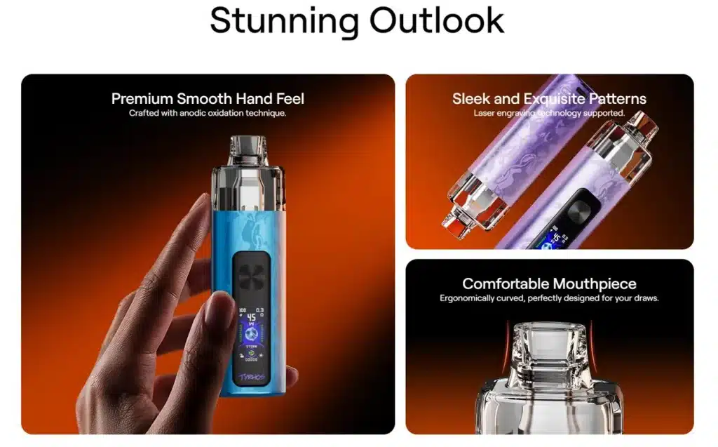 Uwell Typhos Pod Kit Stunning Outlook