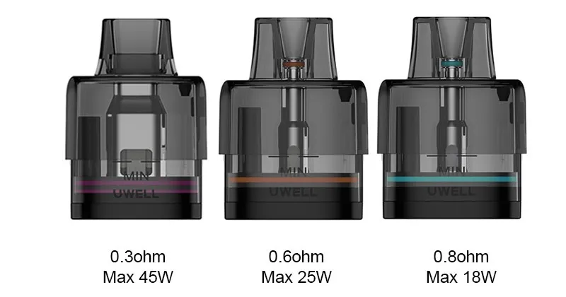 Uwell Typhos Replacement Pods Coil Types & Wattage