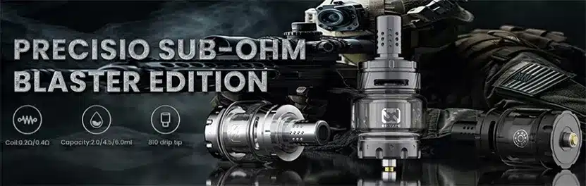 BD Vape Precisio Sub Ohm Blaster Edition Features