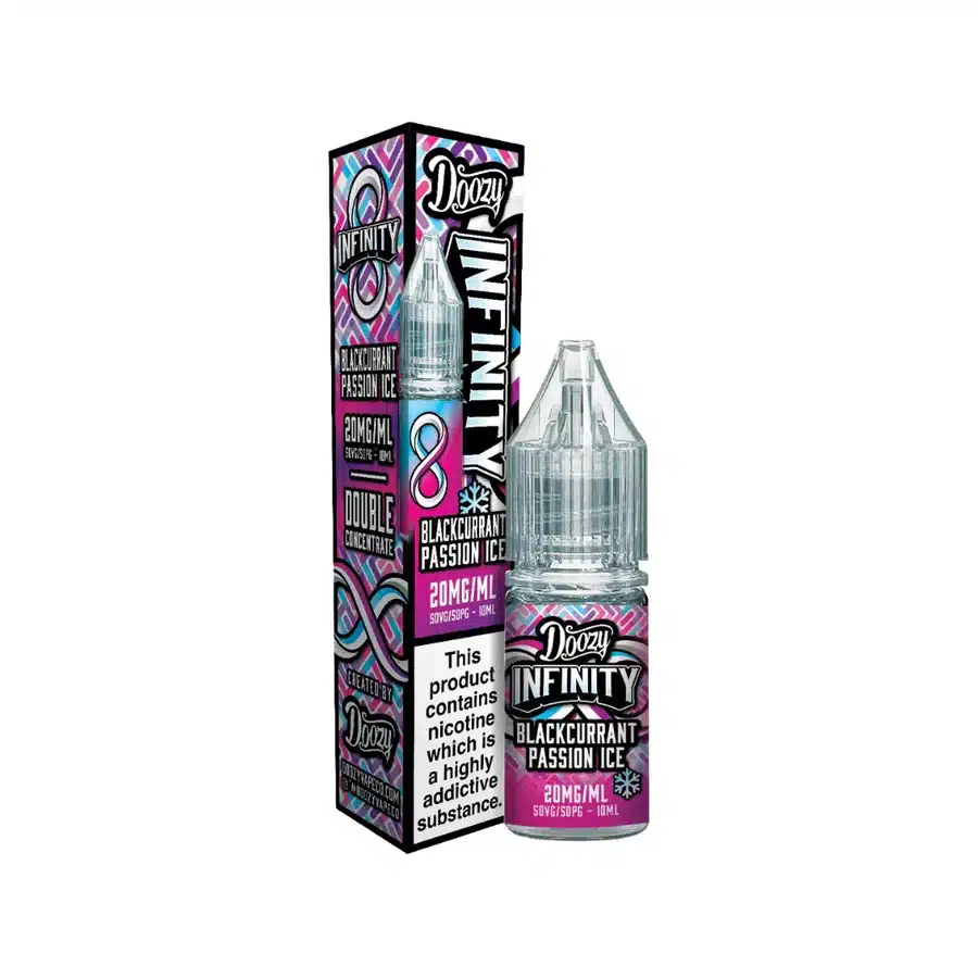 Doozy Infinity Nic Salts Blackcurrant Passion Ice 10ml