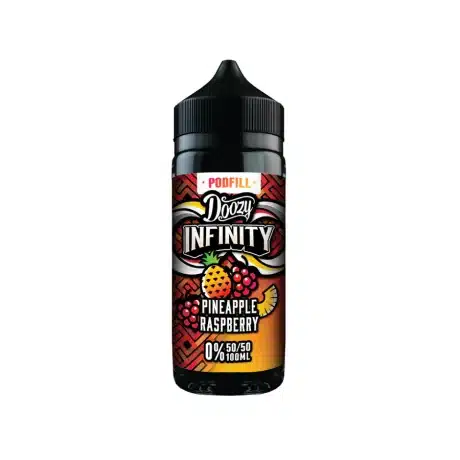 Doozy Infinity Pod Fill 5050 100ml Shortfill Pineapple Raspberry