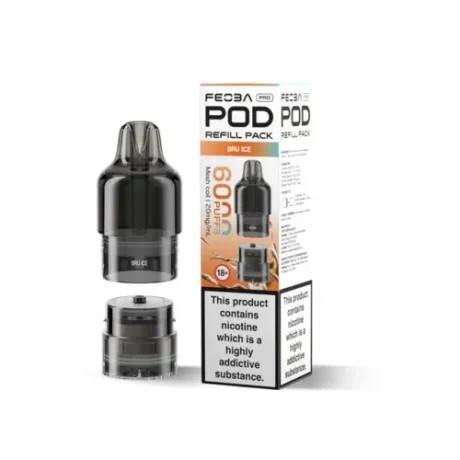FEOBA Pro 6000 Prefilled Pods Bru Ice