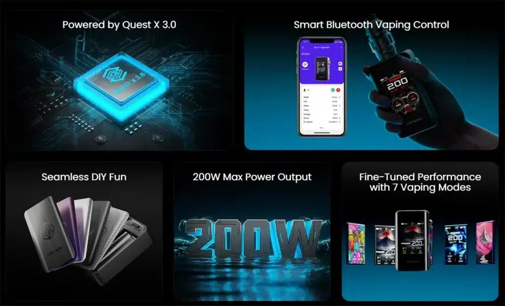 Lost Vape Centaurus BT200 Vape Kit Key Features
