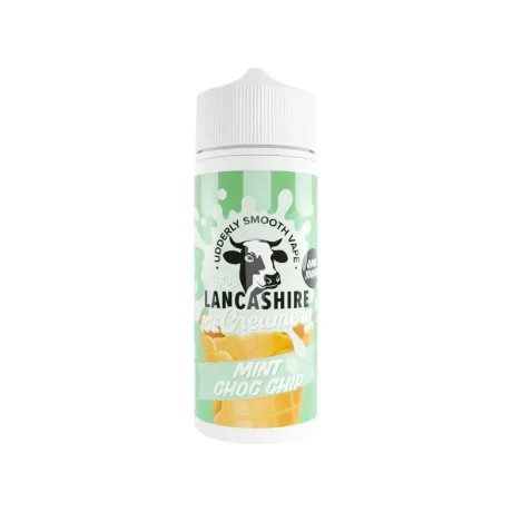 The Lancashire Ice Creamery 100ml Shortfill Mint Choc Chip