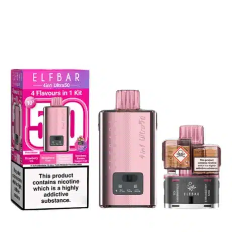 Elf Bar 4 in 1 Ultra 50 Pod Kit Pink Edition