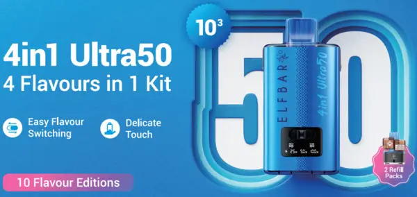 Elf Bar 4 in 1 Ultra 50 Pod Kit Promo