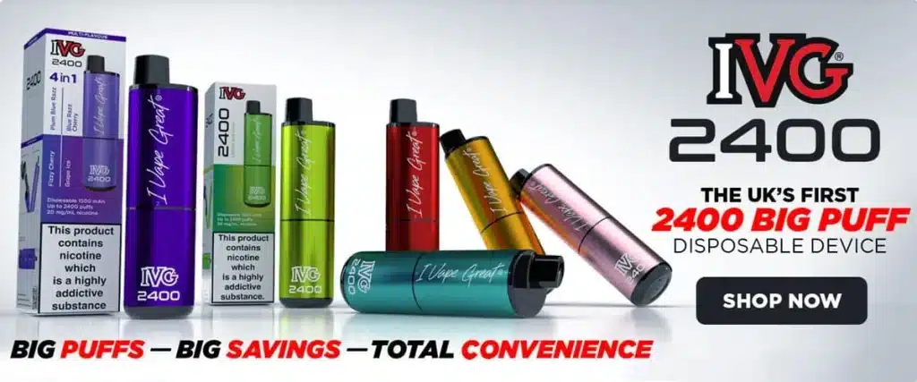 Guide to the IVG 2400 Rechargeable Vape Kit & Reload Pods