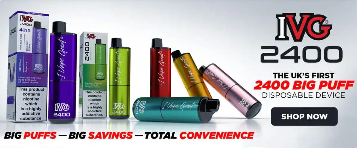 Guide to the IVG 2400 Rechargeable Vape Kit & Reload Pods