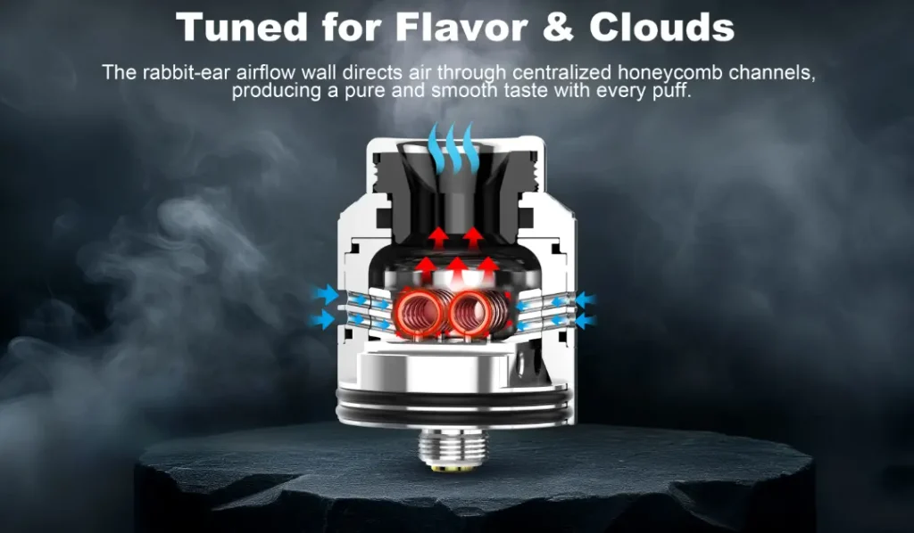 Hellvape Dead Rabbit 4 RDA Postless Build Deck