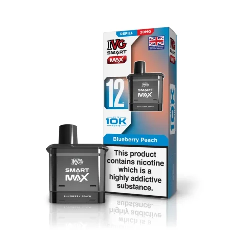 IVG Smart Max 10K Prefilled Pods Blueberry Peach