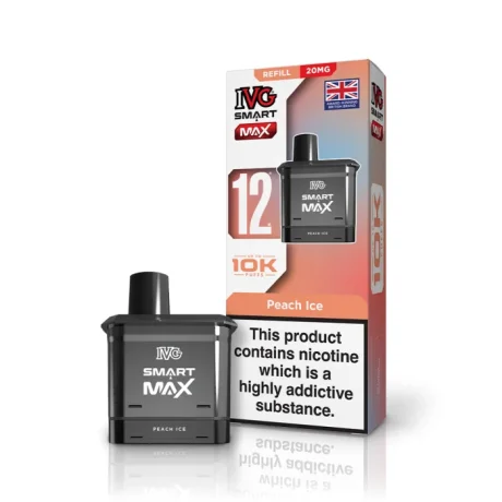 IVG Smart Max 10K Prefilled Pods Peach Ice