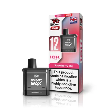 IVG Smart Max 10K Prefilled Pods Strawberry Ice