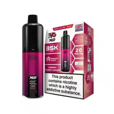 IVG XL35 Vape Kit Cherry Peach Lemon