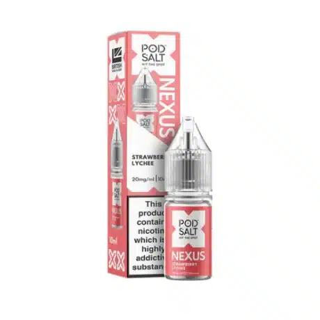 Nexus Nic Salts by Pod Salt Strawberry Lychee