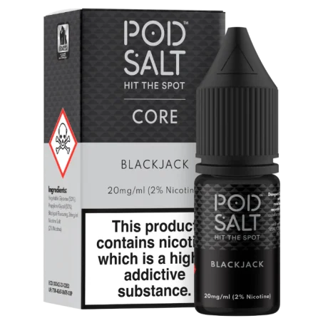 Pod Salt Core Nic Salt 10ml Black Jack