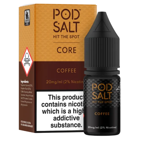 Pod Salt Core Nic Salt 10ml Coffee