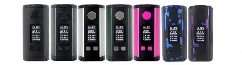 Vaperz Cloud Ascent Lite Box Mod Colours