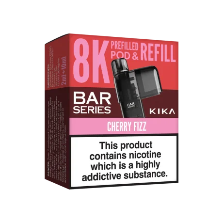 Bar Series Kika 8K Prefilled Pods Cherry Fizz