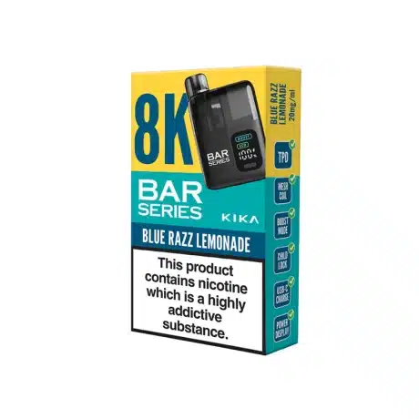 Bar Series Kika 8K Vape Kit Blue Razz Lemonade
