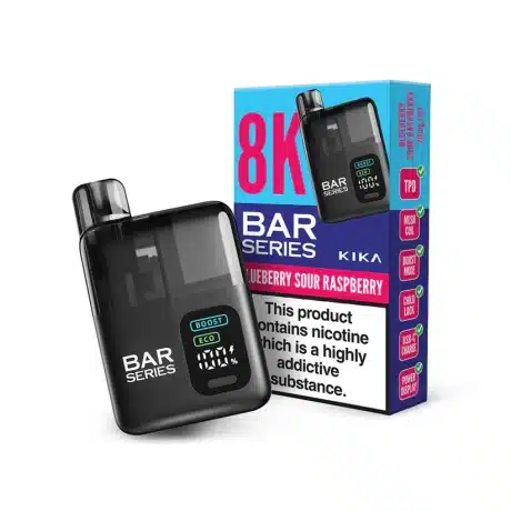 Bar Series Kika 8K Vape Kit Blueberry Sour Raspberry
