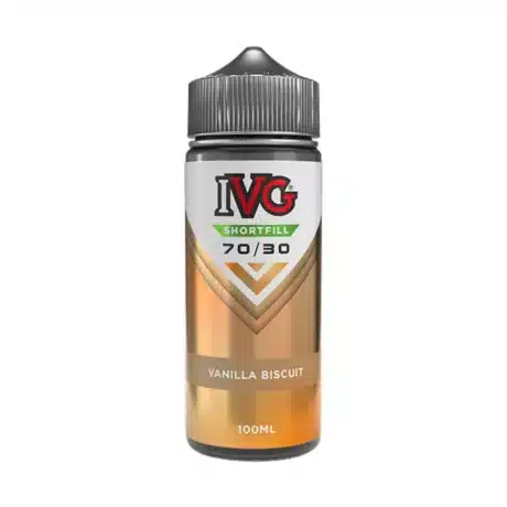 IVG 7030 100ml Shortfill E-Liquid Vanilla Biscuit