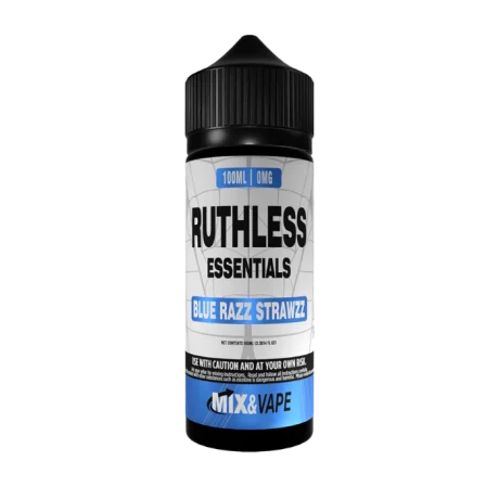Ruthless Essentials 100ml E-Liquid Blue Razz Strawzz