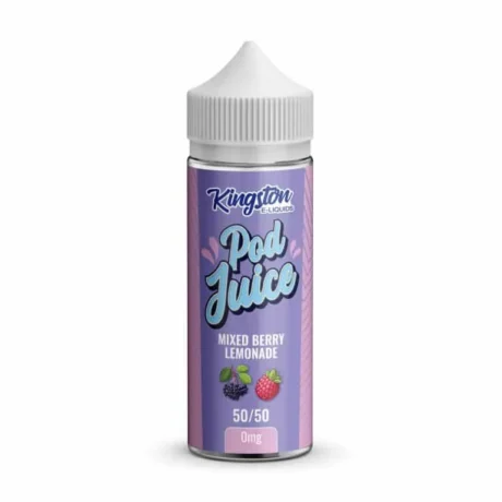 Kingston Pod Juice 5050 100ml Mixed Berry Lemonade