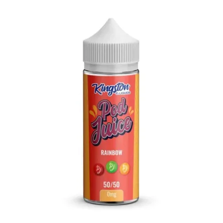 Kingston Pod Juice 5050 100ml Rainbow