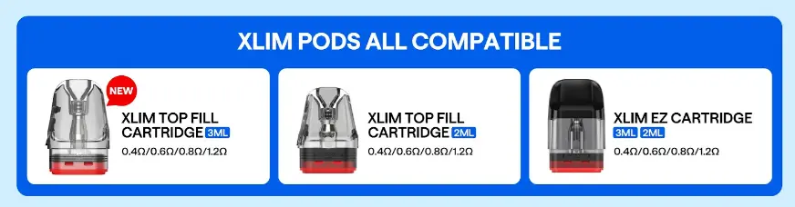 OXVA Xlim Pro 3 Kit Xlim Pod Compatibility OXVA Xlim Pro 3 Kit Xlim Pod Compatibility