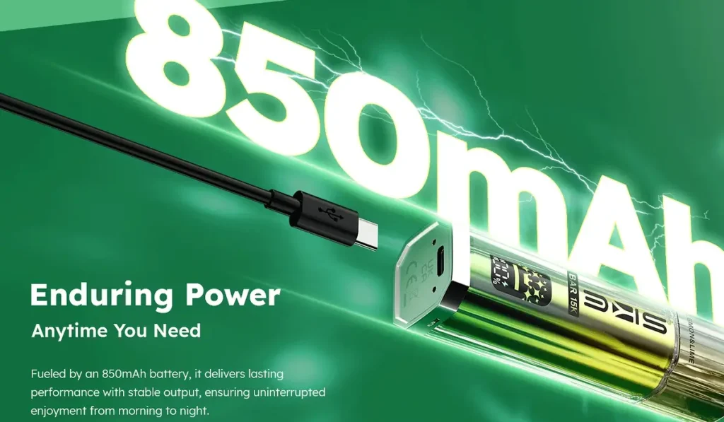 SKE Bar 15K Pod Kit 850mAh Battery SKE Bar 15K Pod Kit 850mAh Battery