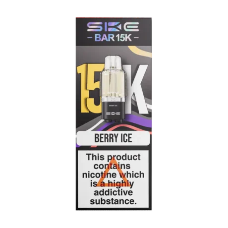 SKE Bar 15K Prefilled Pods Berry Ice