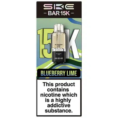SKE Bar 15K Prefilled Pods Blueberry Lime