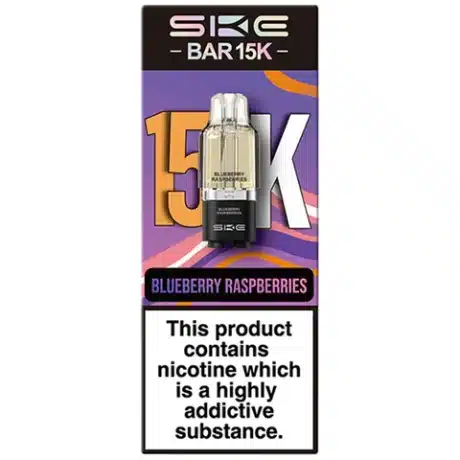 SKE Bar 15K Prefilled Pods Blueberry Raspberries